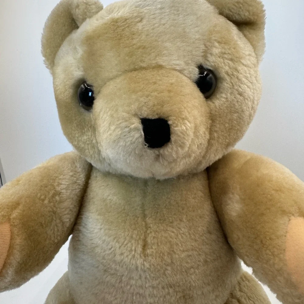 Midwest Importers‎ of Cannon Falls Teddy Bear Plush Tan Poseable 16” Vintage